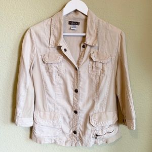 XCVI Poplin Safari LINEN Jacket